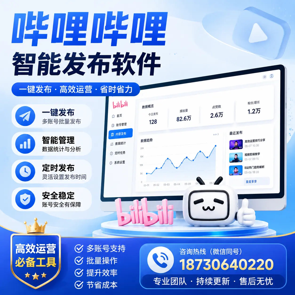 解密哔哩哔哩智能发布软件：功能与优势分析在 阿拉尔